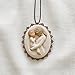 Willow Tree Tenderness Metal-Edged Ornament, Sculpted Hand-Painted bas Relief