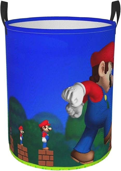 Amazon Co Jp スーパーマリオ Super Mario 6 ランドリーバスケット 洗濯汚れた服バスケット汚いストレージバスケット ごみ箱 耐荷重 雑貨整理 収納便利 ランドリーかご 洗濯ボックス 収納ボックス ホーム キッチン