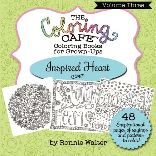 The Coloring Cafe-Volume Three- Inspired Heart