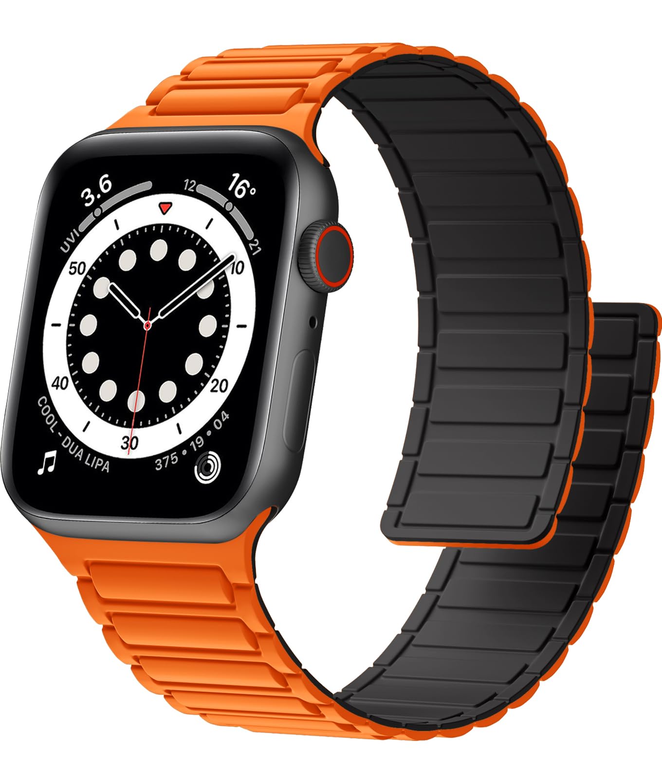 CeMiKa Compatible with Apple Watch Strap 41mm 42mm 40mm 38mm,Strong Silicone Magnetic Sport Loop Replacement Bands for iWatch Series 10 9 8 7 SE 6 5 4 3 2 1,Women Men