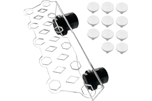 Aquarium Choice Coral Plug Holder Coral frag Rack Magnetic Holder Reef Magnets Holder for frag Racks (Coral Holder with 11 frag Plug)