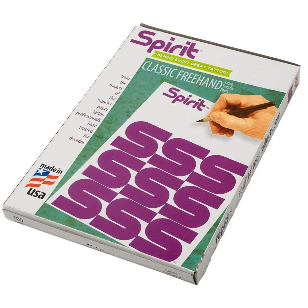 Spirit® Classic Freehand Tattoo Stencil Transfer Paper, 8.5