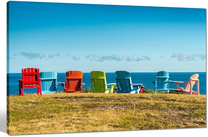 Mer Charm Paysage Marin Sur Toile Decoration Murale 7 Colore