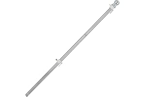 COCONUT Flag Pole, 5FT Flag Pole for House - Residential or Commercial Metal Flagpole for Garden Yard Porch Truck Boat (No Bracket)