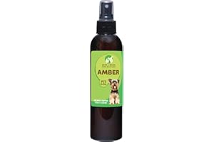 Showseason Bath & Brush Therapies® Amber Pet Cologne 4.5 oz. For Dogs | Long-Lasting Odor Eliminator | Cruelty-Free | Paraben-Free | Biodegradable and Non-Toxic | Made in The USA