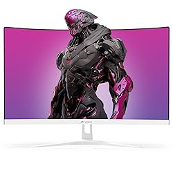 CRUA 27" Curved Gaming Monitor, FHD