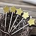 Glorious Year Gold Star Cake Toppers Kids Birthday Party Baby Shower Cupcake Decorations 36pcs