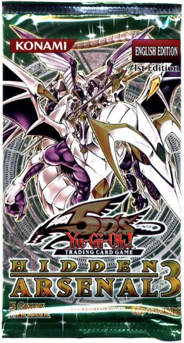 YuGiOh 5Ds Hidden Arsenal 3 Booster Pack 5 Cards