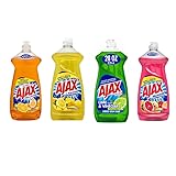 Ajax Dishwashing Liquid Dish Soap 28 oz 4 Pack
