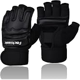 Kickboxing Sparring Gloves MMA Gloves Boxing Gloves for Men Women Kids Half Finger Punching Bag Gloves Fighting Gloves for Men Women Boxing Training