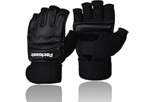 FOCLASSIC Kickboxing Sparring Gloves MMA Gloves Boxing Gloves for Men Women Kids Half Finger Punching Bag Gloves Fighting Gloves for Men Women Boxing Training
