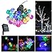 oobest Solar String Light Waterproof Multicolour 6 Meters 30 LED Crystal Ball for Christmas Tree , Patio, Lanscape, Holiday, Wedding, Lawn Decoration