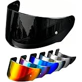 PSLER Shatterproof Helmet Visor for Assault Rapid FF320 FF353,Dark Black | Impact-Resistant ,UV400 Protection, Motorcycle Tinted Face Shield for Assault Rapid FF320 FF353 FF328 ,Visor Replacement