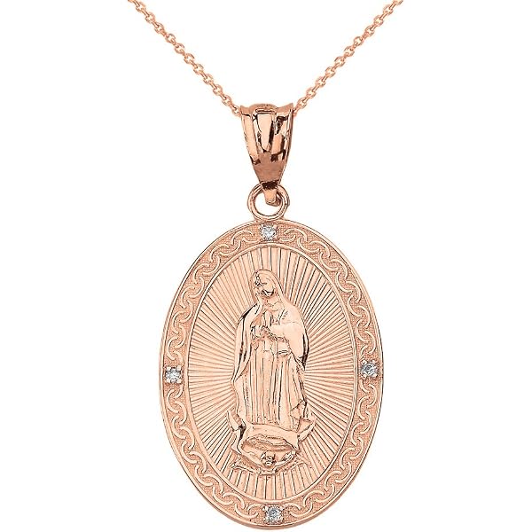 10k Yellow Gold Jesus The Good Shepherd Pendant - Cuban Link Round Medal, 1.34 Inches, Fits Up To 3.5mm Chain - View #8