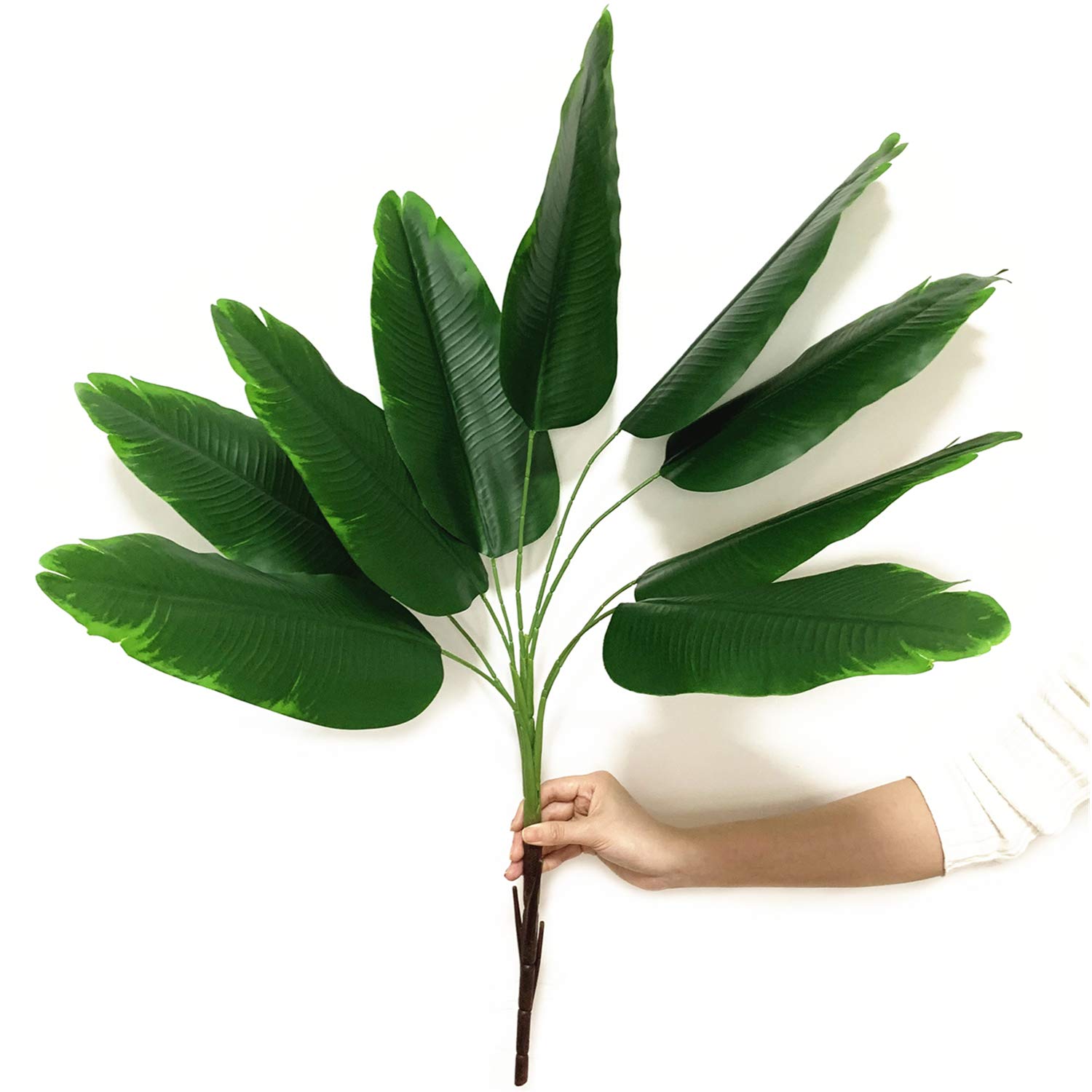 CATTREE 10 Pcs Artificial Artificial Artificial Plants PU Real Touch Fake Plants for Wedding Bride Bridesmaid Garden Home Office Hotel Table Decoration 2pcs Pack of 2 Grass