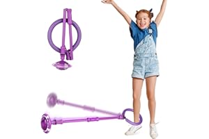 Astrell Skip Ball - Foldable Colorful Flash Wheel Indoor Outdoor Game Fitness Toys for Kids, Cool Kids Toys Christmas Birthday Gifts for Girls Boys Age 6 7 8 9 10+ Year Old.