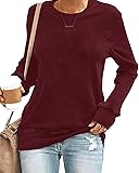 SENSERISE Womens Casual Crewneck Sweatshirt Long