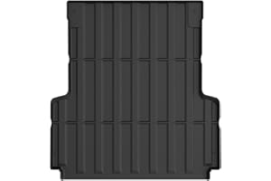 Mixsuper Liner Truck Bed Mat for Jeep Gladiator JT 2020-2024 (5FT Bed Liner), All Weather Bed Liner TPE Odorless Black