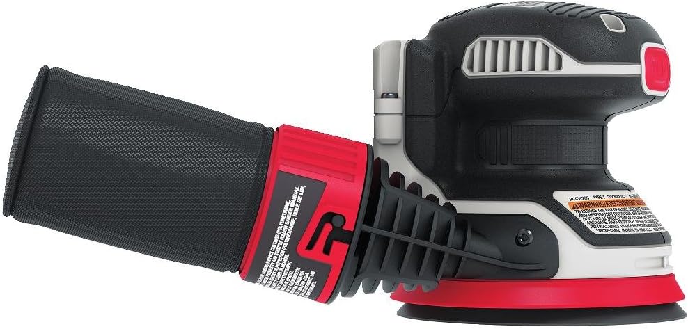 PORTER-CABLE 20V MAX Random Orbital Sander, Cordless, 5-Inch, Tool Only (PCCW205B) - - 