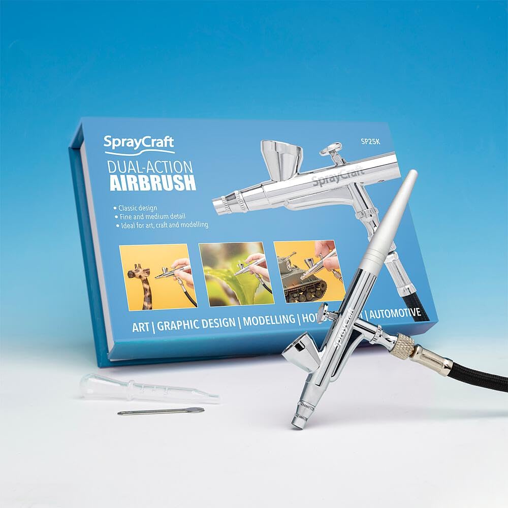 Spraycraft SP25K Dual-Action Airbrush
