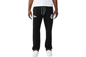 True Religion Men’s Big T Sweat Pant – Drawstring Waist, Contrast Big T Stitching