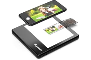 Rybozen Ultra-Thin Portable Slide Scanner 5 x 4 Inches LED Light Panel,Photo Slides Negatives and Film Viewer,for Tattoo Draw