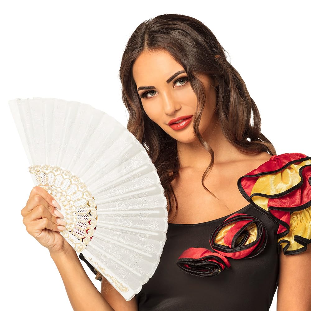 Boland White Fan - Grey, White - One Size