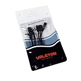 Valeton 5-Pack Angled Head DC Power Cable for