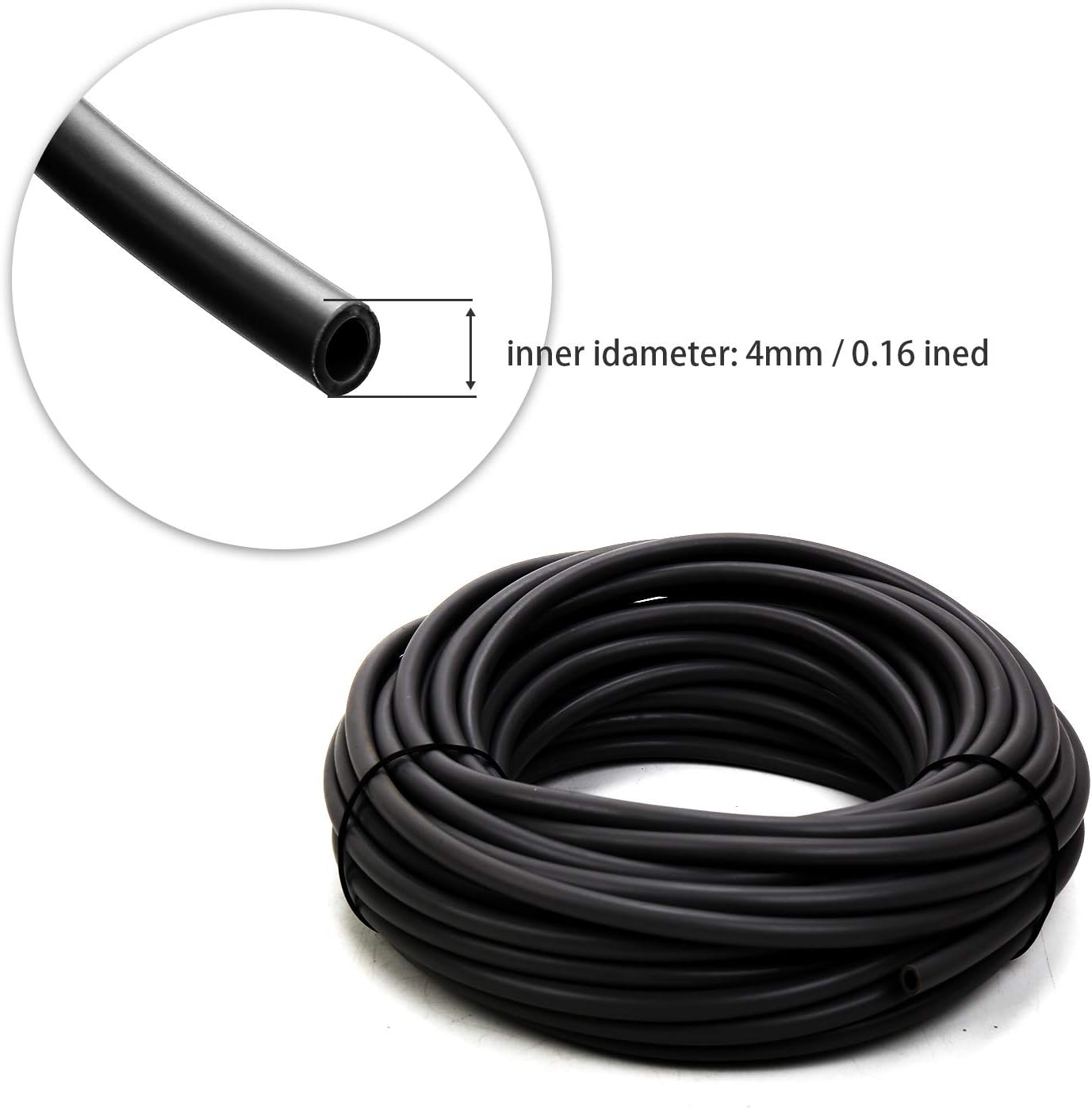 Flantor Garden Irrigation System, 50ft 1/4" Blank Distribution Tubing Watering Drip Kit/DIY Saving Water Automatic Irrigation Equipment Set for Garden Greenhouse, Flower Bed, Patio, Lawn : Garden & Outdoor
