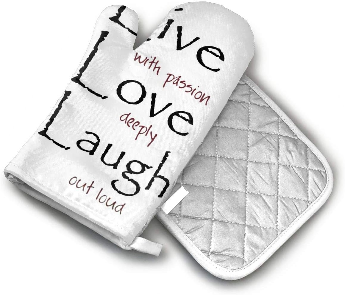 Best Live Laugh Love Oven Mitts