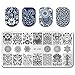 BORN PRETTY 7Pcs Nail Art Stamping Template Flower Fruit Summer manicuring Print DIY Image Plate with Stamper Kit