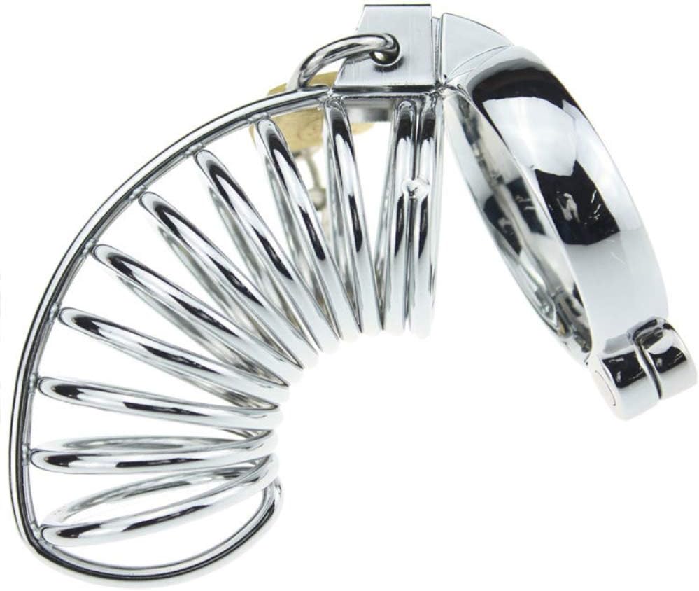 Upgrade Male Ultra Stainless Steel Metal Public Lock Buckle Cage (40mm)