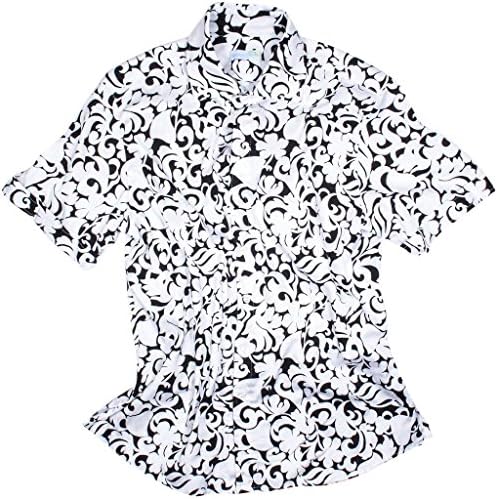 Seaplane's Men's Cotton  Hiimpact Whiteprint Short Sleeve Shirt,  X-Large