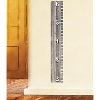 Buy Nursery Decals and More Weathered Wooden Ruler Growth Chart, Wood ...