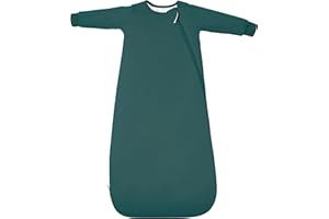 TOTBASIC Baby Sleep Sack Long Sleeve Wearable Blanket 1.0 TOG, Premium Soft Infants Sleeping Bags with 2-way Zippers