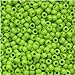 Toho Round Seed Beads 11/0 #44 'Opaque Sour Apple' 8 Gram Tube
