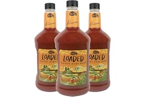 Master of Mixes Loaded Bloody Mary Drink Mix, Ready To Use, 1.75 Liter Bottle (59.2 Fl Oz), Pack of 3