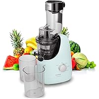 COMFEE' BPA Free Masticating Juicer Extractor with Ice Cream Maker Function. 3.4inch Large Chute. 55RPM Slow Cold Press…