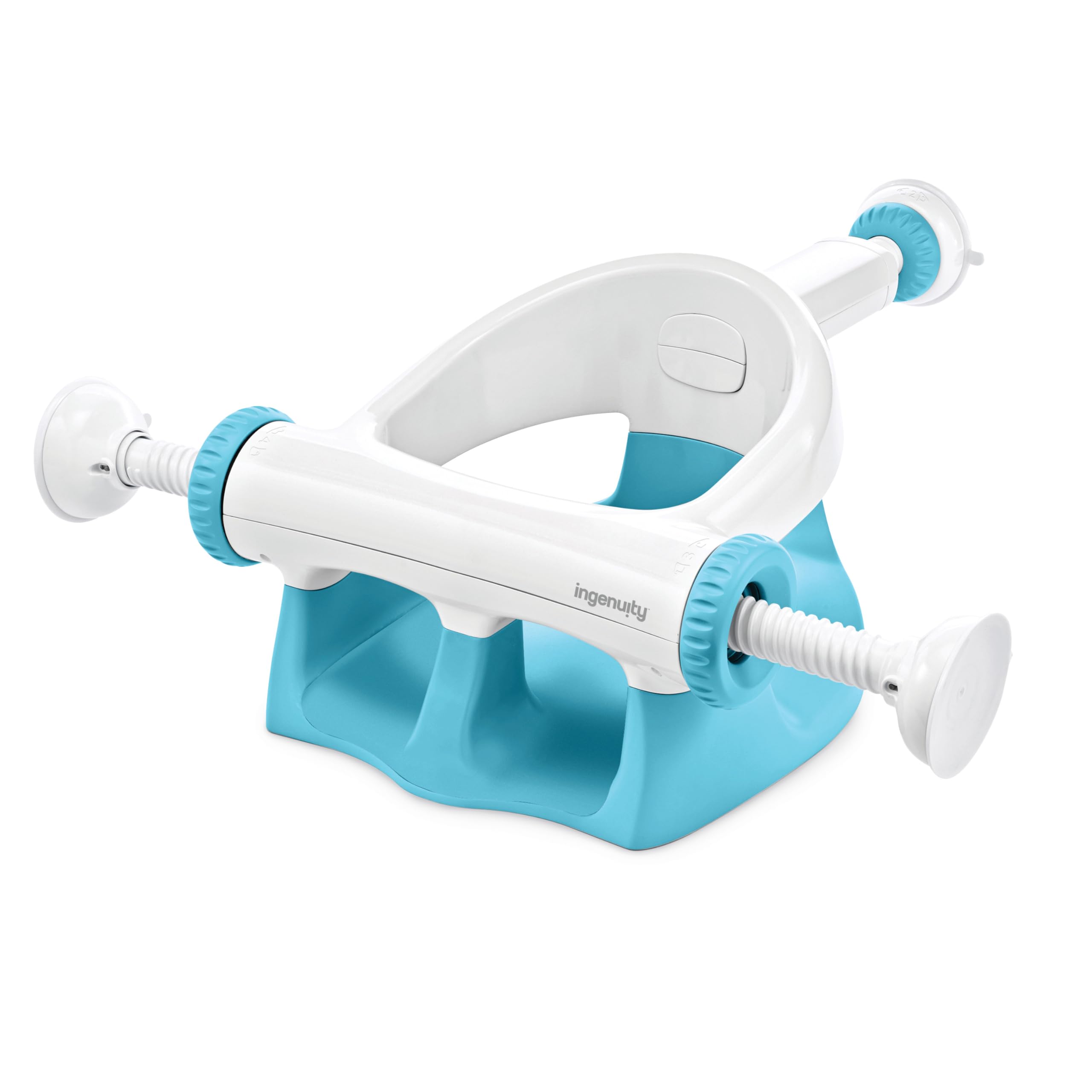 Photo 1 of Summer by Ingenuity My Bath Seat for Sit-Up Baby Bathing, Sure & Secure Suction Cups, ASTM Safety Tested & Approved, Backrest for Assisted Sitting, Easy Setup & Storage, Aqua