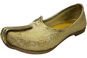 Step n Style Designer Ethnic Punjabi Mojari Juttis for Boys, Little, Big Kid, Shoes for Boys (Toddler) Sherwani Shoes Designer Kurta Shoes
