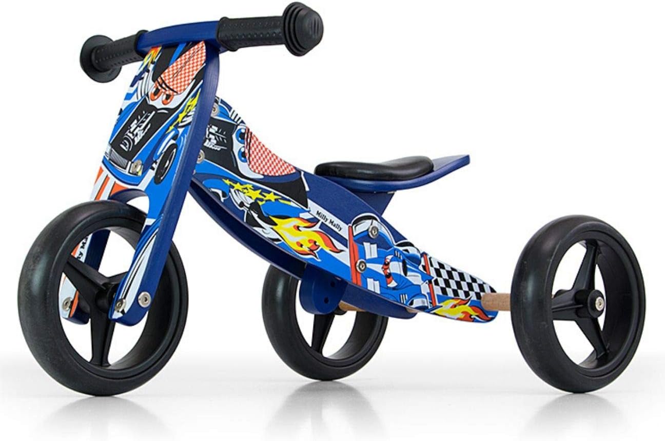 Milly Mally Ride On 2in1 Jake Blue Cars