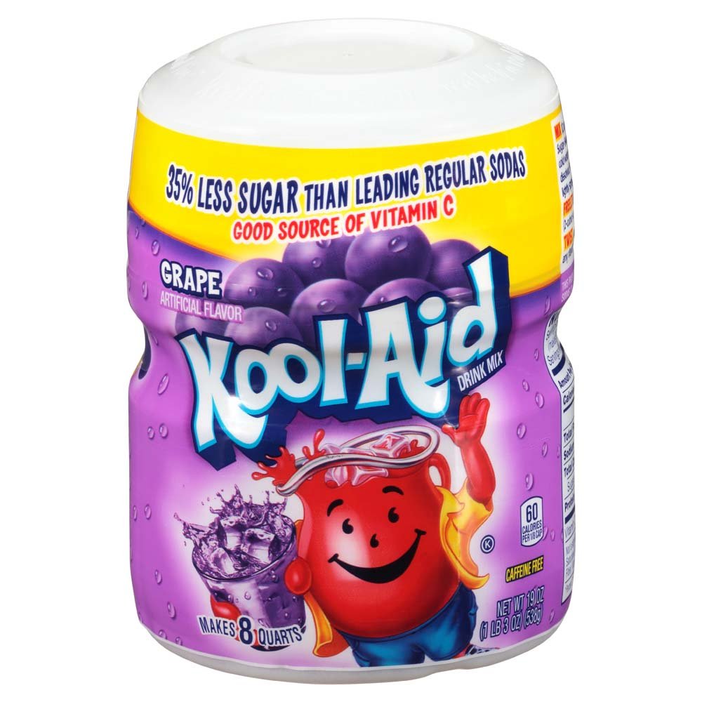 KoolAid Flavored Drink Mix, Sugar Sweetened Orange, 19