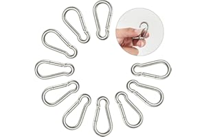 MYUYONG Spring Snap Hook 304 Stainless Steel Carabiner Camping Hiking Traveling Fishing