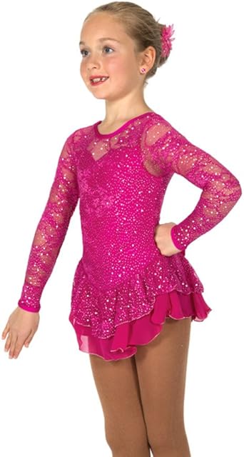 fuchsia pink lace dress