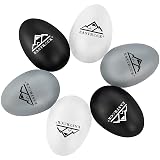 EastRock Egg Shakers Set 6 PCS Hand Percussion Shakers Musical Maracas Percussion Instruments