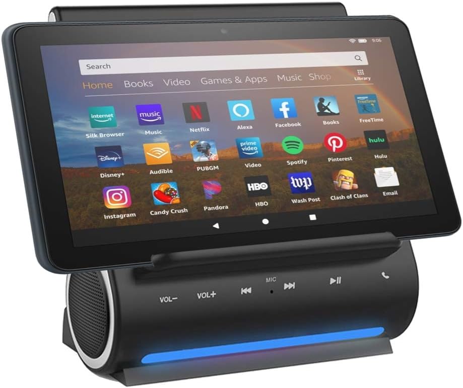 Fast Charging Wireless Charger, Bluetooth Premium Speakers, Docking Station with Built in Mic Handsfree Call, 4 in 1 Station for iPhone 12/12 Mini/12 Pro Max and Samsung Phone: Home Audio & Theater