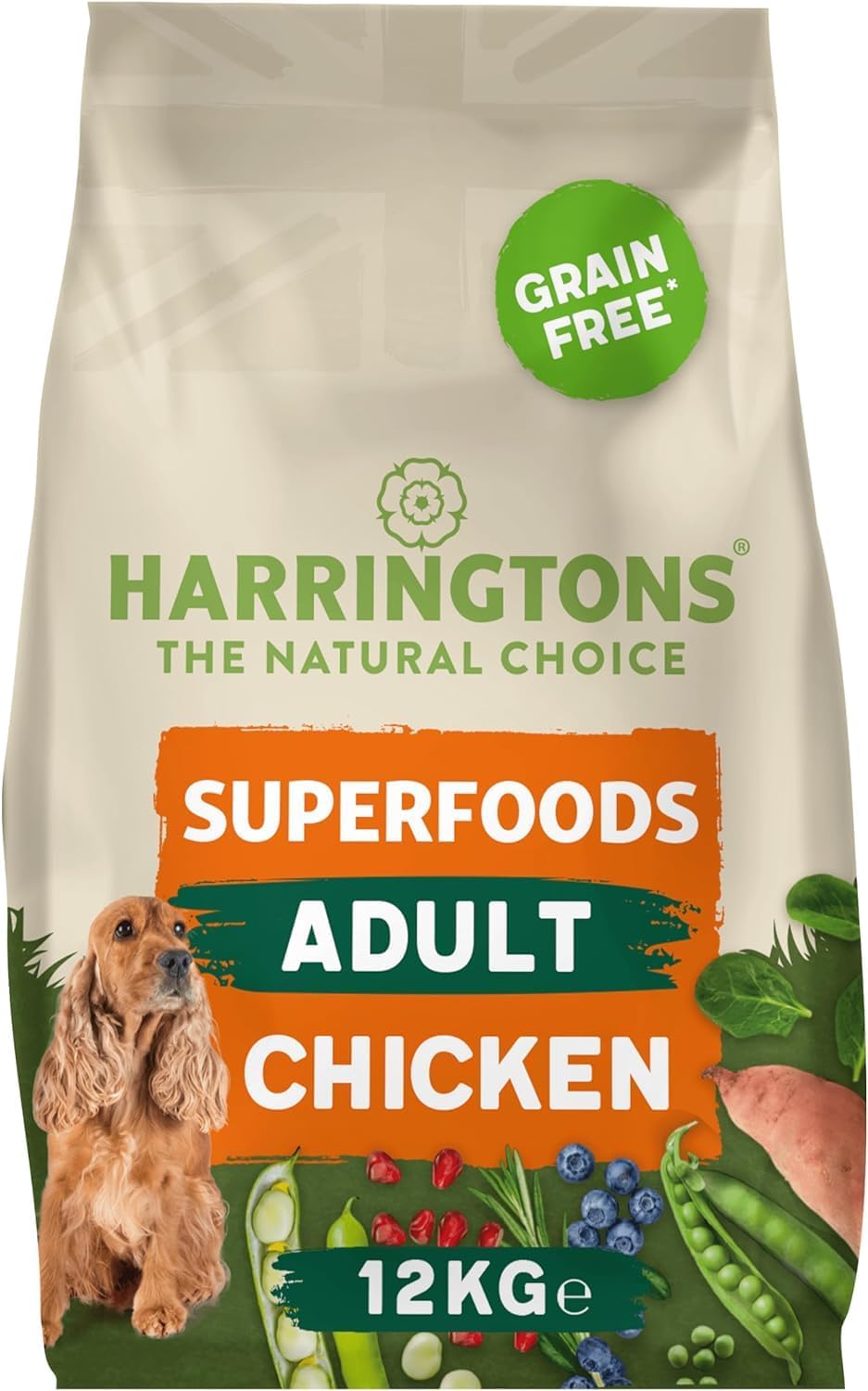 Harringtons Complete Grain Free Hypoallergenic Chicken Dog Food 12kg