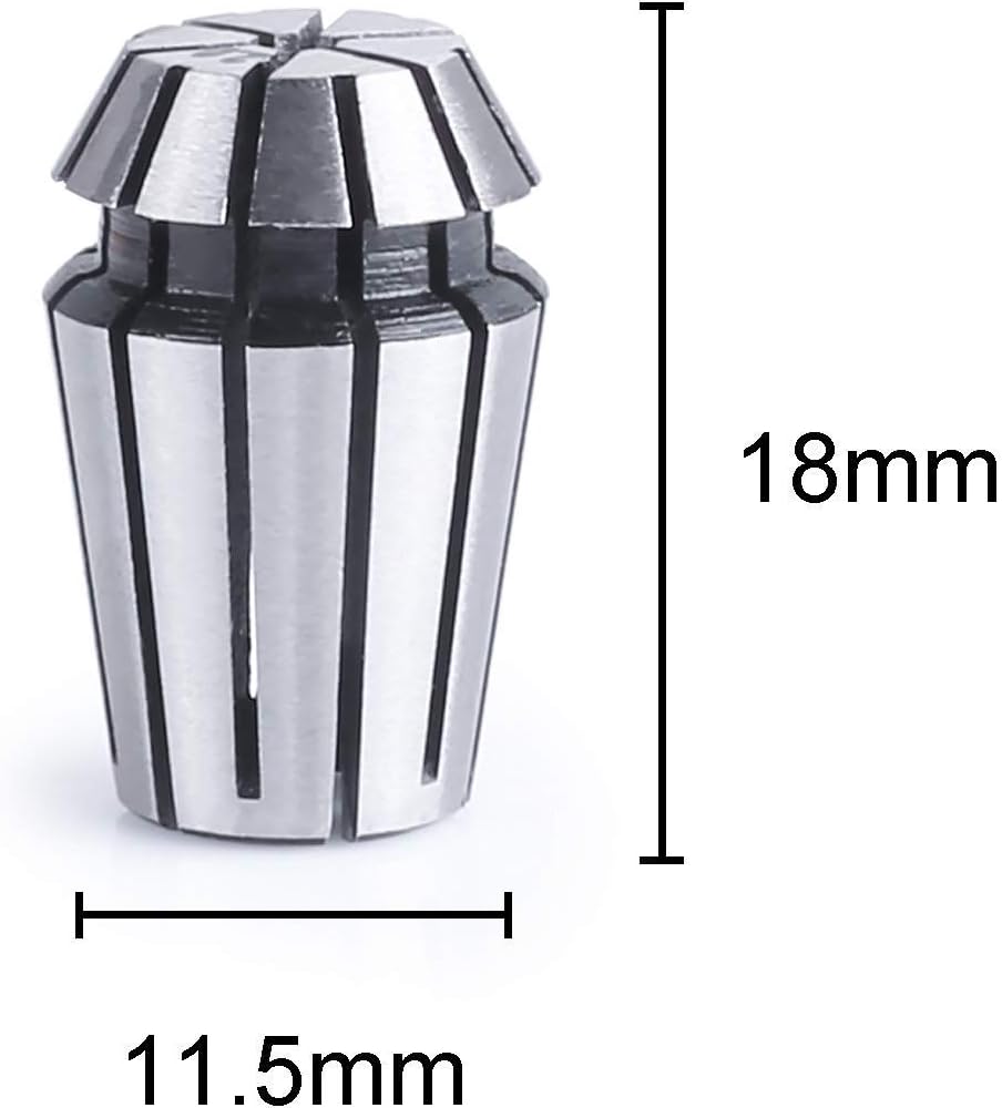 SainSmart Genmitsu 7Pcs ER11 Spring Collet Set for CNC Engraving Milling Lathe Tool 1.0mm-7.0mm - Image 4