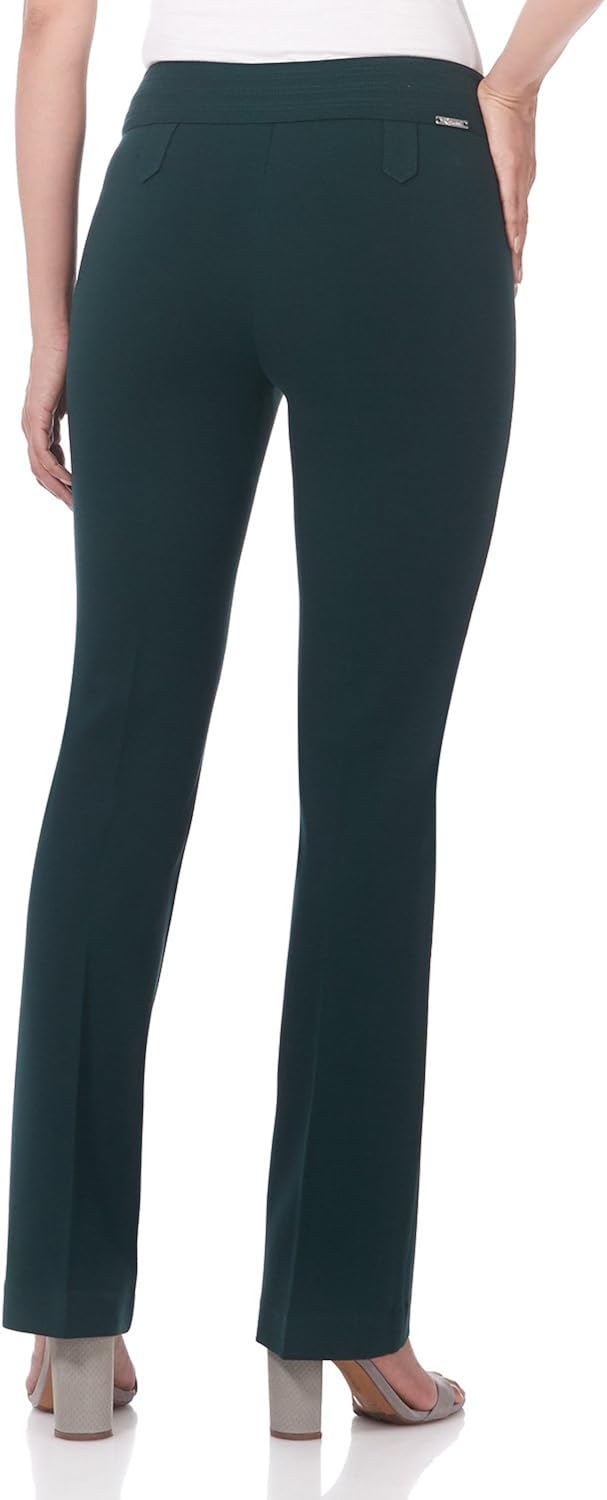 Rekucci Women's Secret Figure Pull-On Knit Bootcut Pant w/Tummy Control at  Women’s Clothing store