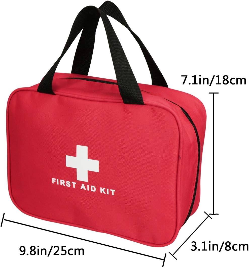 AOUTACC 3 Pack Nylon First Aid Empty Kit,Compact and Lightweight First Aid Bag for Emergency at Home Office, Car, Outdoors - Image 3